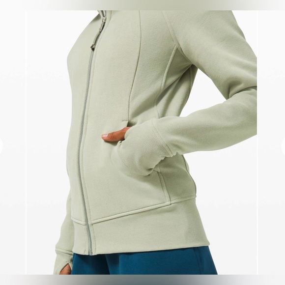 Lululemon Scuba Hoodie Light Cotton Fleece Green Fern size 6 NWOT - Picture 3 of 8